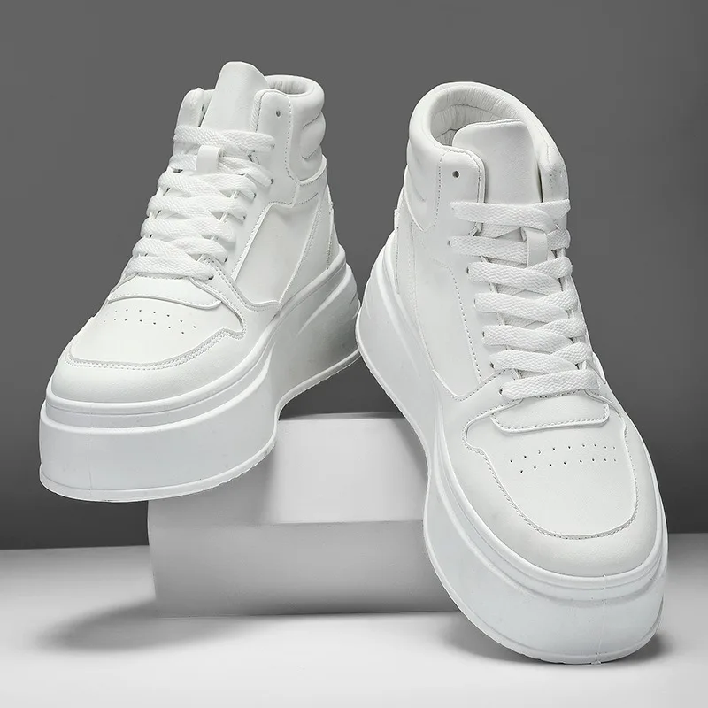 

Shoes for Men High Quality Comfort Casual Sneaker Trend Versatile Breathable Lace Up Men Platform Board Shoes Zapatillas Hombre