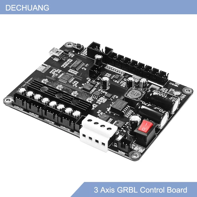 CNC Milling Machine Control Board For 3020 PLUS Laser Machine DC 48V 10.4A Board