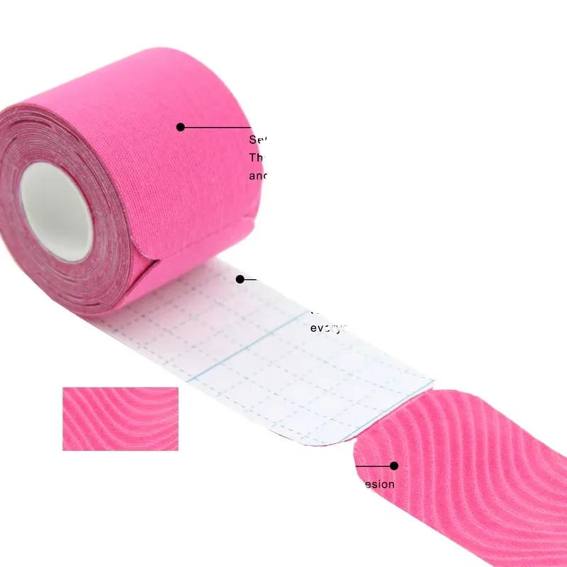 

Cotton Waterproof Flexible Kinesiology Muscle Tape Stable Support For Sports And Weight Lifting Hot Sale