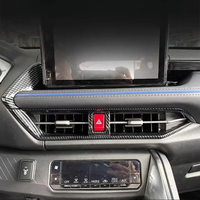 For Toyota Yaris Cross 2024 Air Outlet Rear Armrest Box Anti-kick Decorative Sticker Interior Modification Accessories Supplies