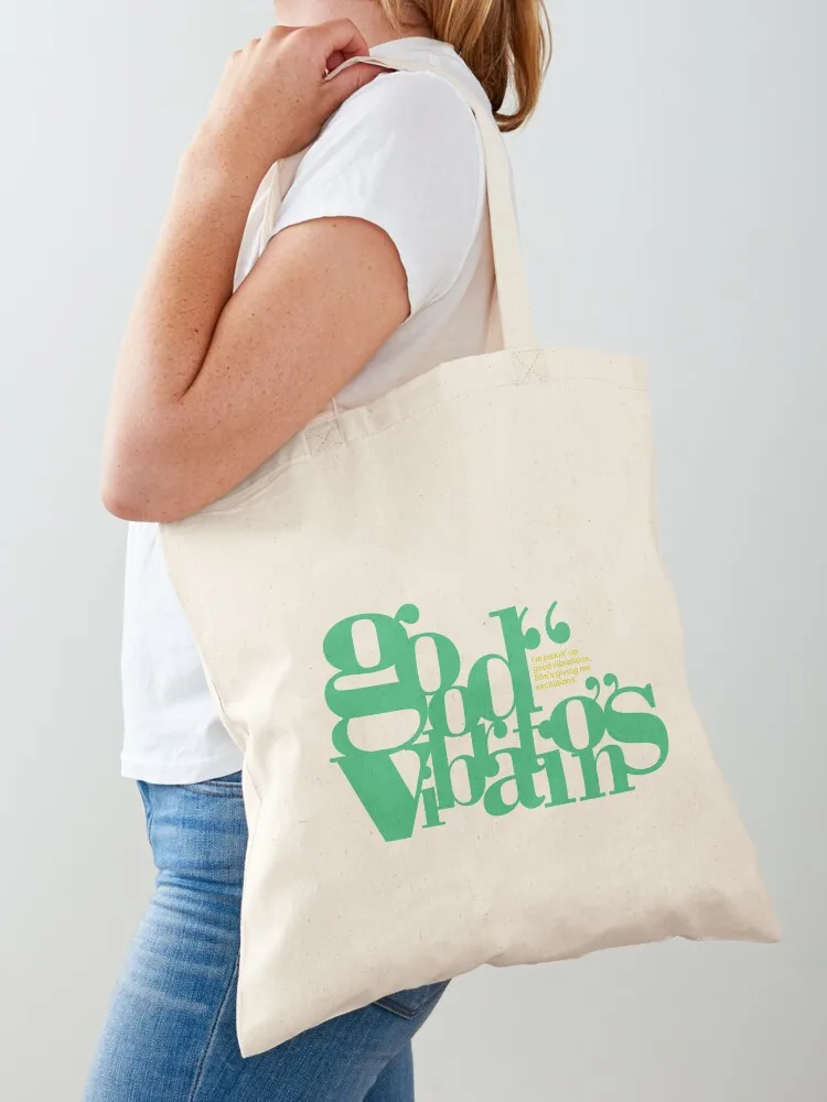 

Good Vibrations Tote Bag cloth bag woman reusable grocery bags Canvas bag for women canvas bags