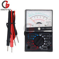 Pointer Multimeter YX-1000A AC/DC 2500V Volt-Ammeter Analog Multimetro Resistor Tester With Coat Electrician Tool Student Learn