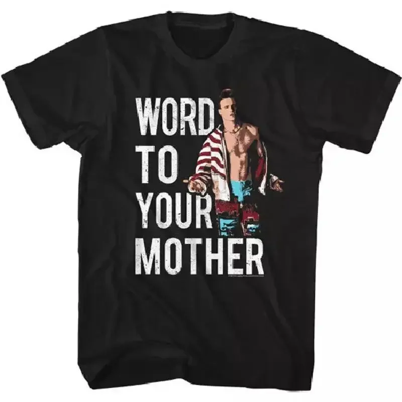 Vanilla Ice Word To Your Mother Black Adult T Shirt