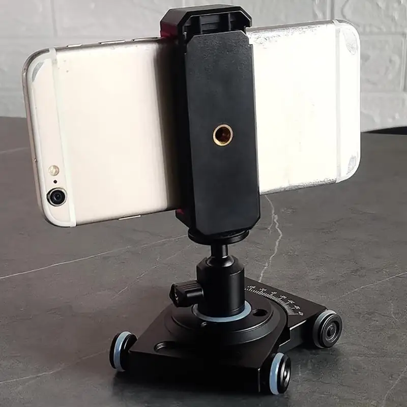 

F62C Слайдер для камеры Skater с шаровой головкой и зажимом для телефона на 360° для пленки DSLR Rig