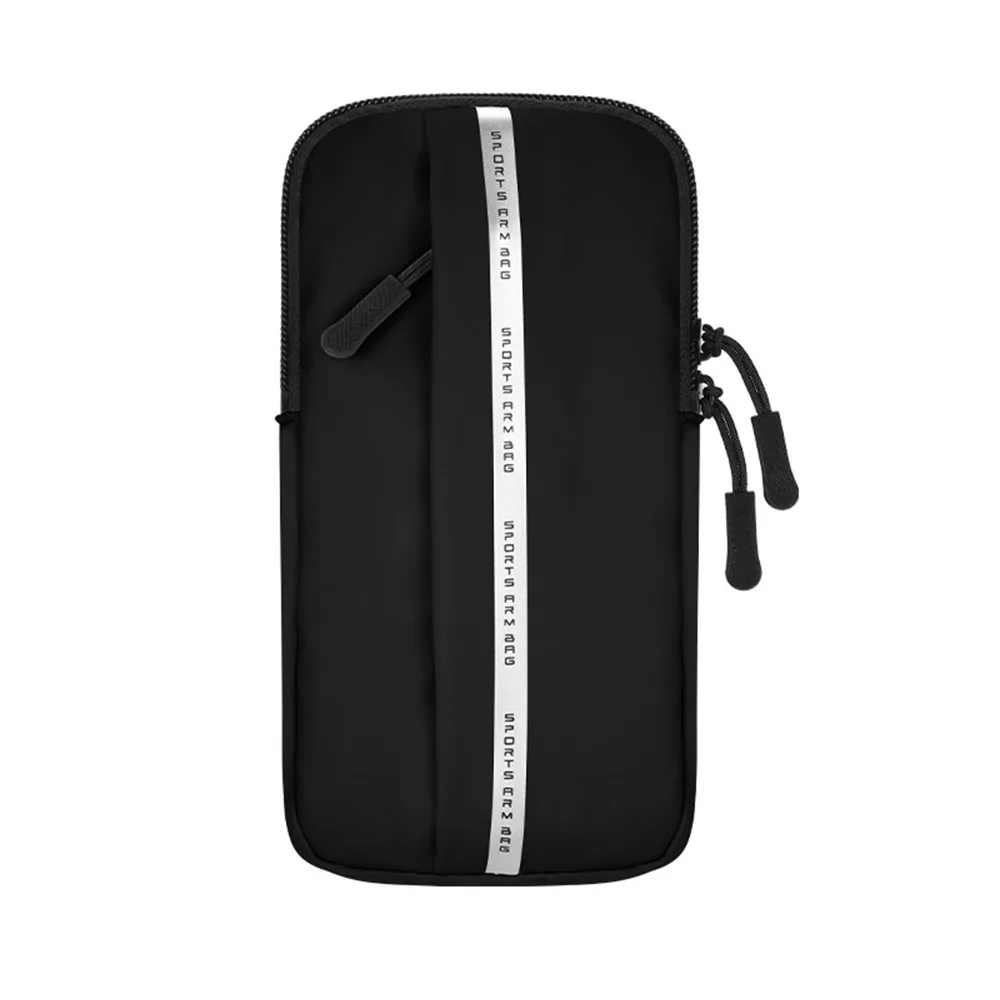 

PU Running Mobile Phone Arm Bag Large capacity Elastic Running Phone Holder Lightweight Cards Holder Armband Sports Phone Case