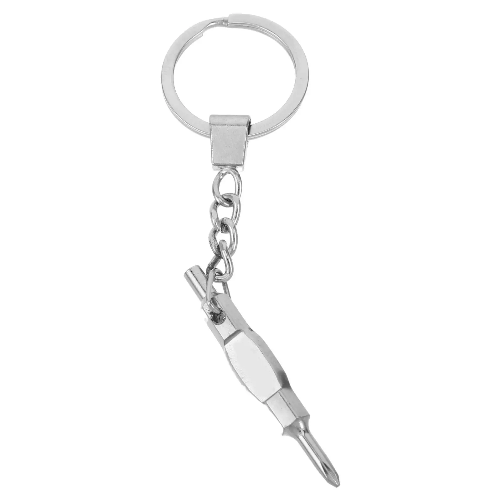 Fingerboard Tool Silver Double Head Mini Skateboard Screwdriver Fingerboard Screw Driver DIY Repair Tool for Boys Teens