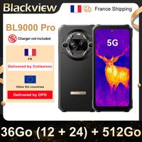 Blackview bl9000 pro [no charger UE] 36gb (12 + 24) 512gb 5G k 2.4 fhd flir mah 120W Android 14 NFC