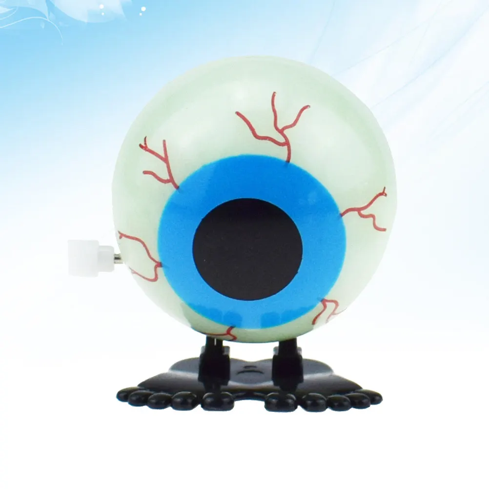 

2Pcs Bright Glow Large Eyeball Halloween Plaything Kids Cognitive Development ABS Safe Material Creative Cochain Style Fun Gift