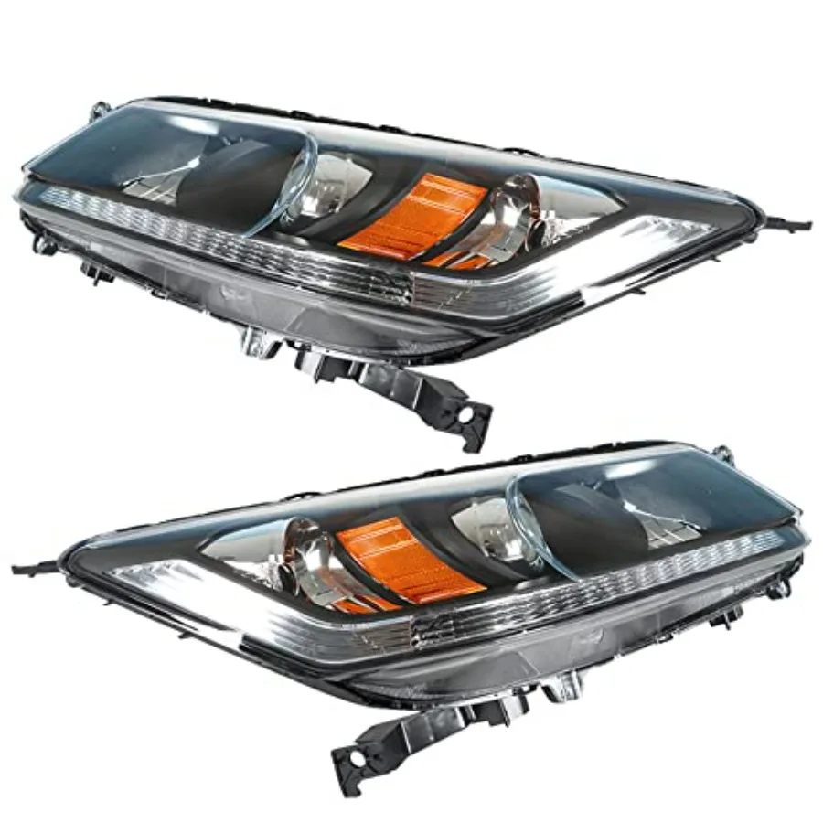 مجموعة مصابيح أمامية بديلة لـ Accord 2013 2014 2015 مجموعة مصابيح أمامية بدون مصابيح أمامية DRL زوج من الجانب الأيسر والأيمن