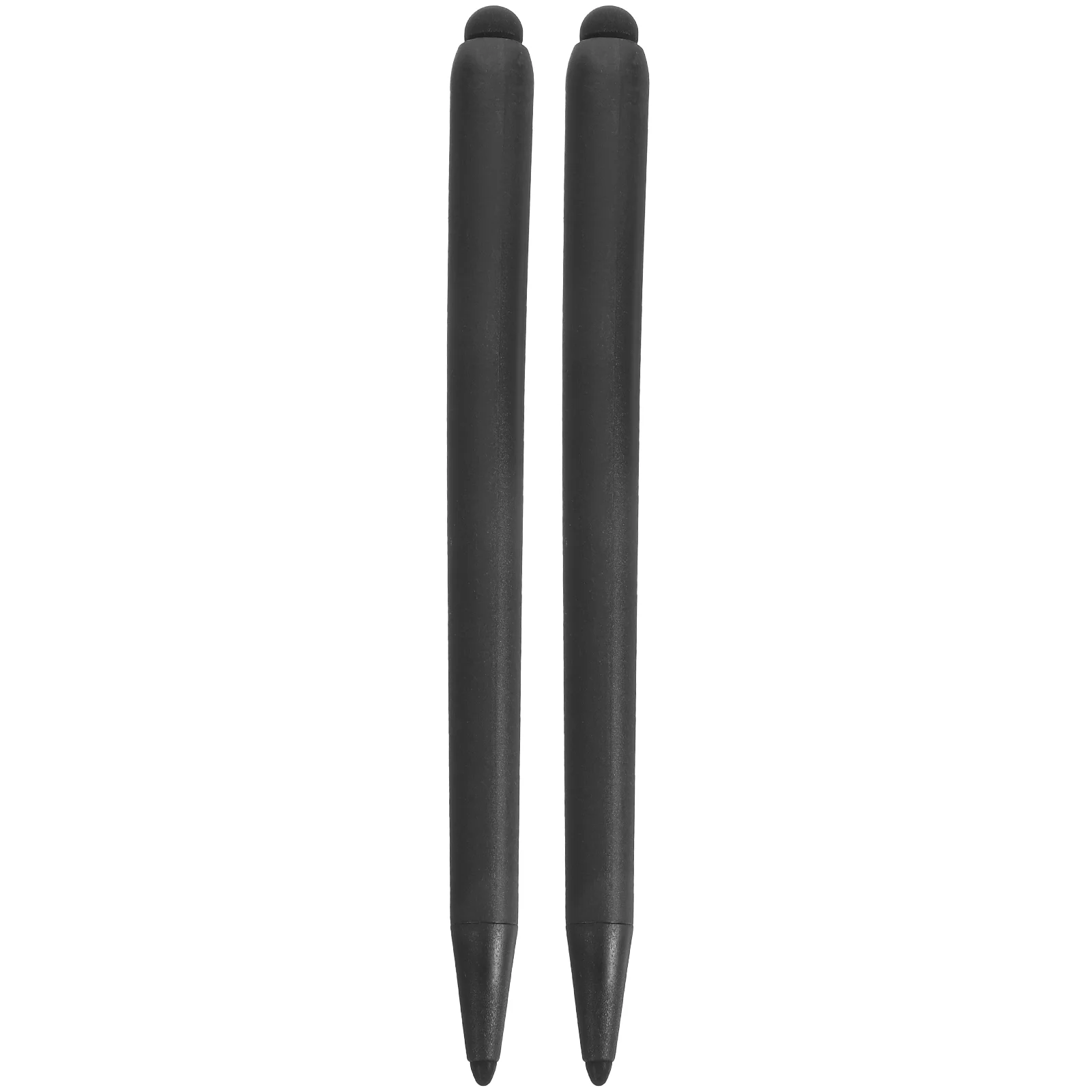 2 Pcs Whiteboard Pens Electronic Screen Stylus Double-ended Universal Capacitive Sensitivity Writing Black Touch