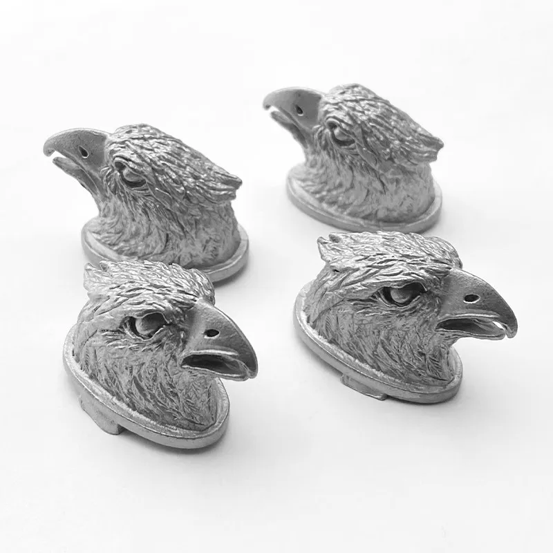 1pc 2 Types 430 Stainless Steel Knife Handle Guard Hand Protector Eagle Wolf Head Style Bolster Embryo Accessories Casting Part