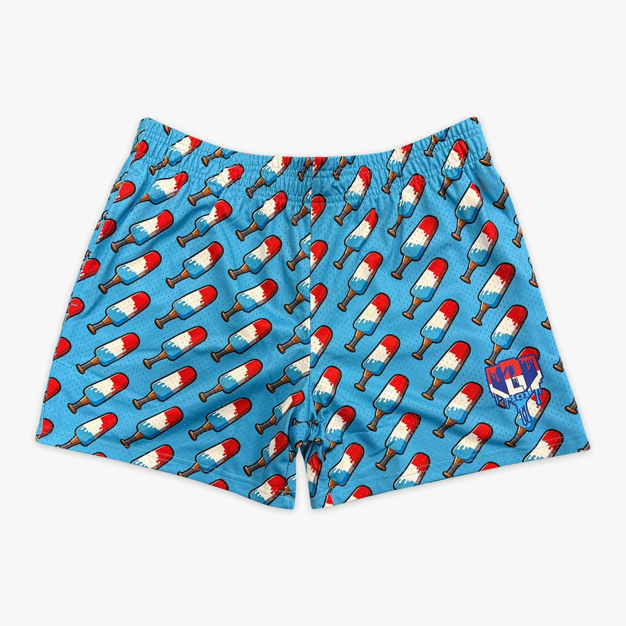 

2026 New Summer Latest Fashionable Casual Full Print Baseball Life 101 Male and Female Youth Beach Sports Fitness Running Shorts