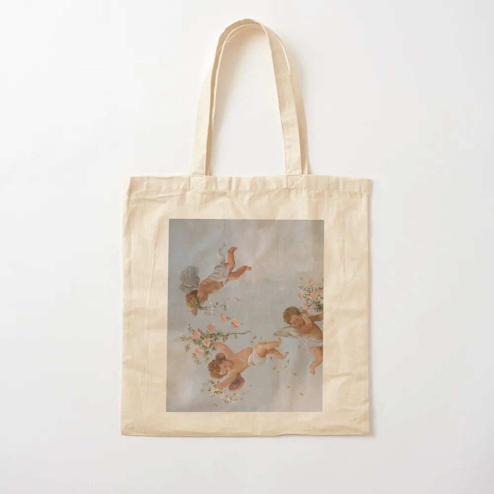 

Aesthetic Falling Angels Tote Bag Big bag shopper bag women canvas canvas tote Women's beach bags Canvas Tote