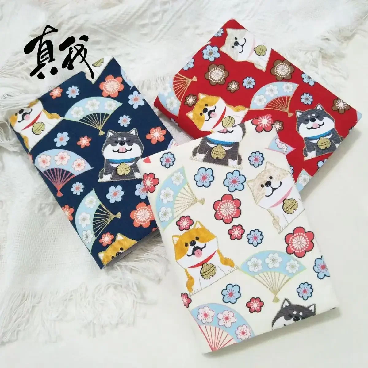 【Cute Cartoon Dog】Original Handmade A5 A6 Notebook Covers Protector Book Sleeve Crafted Fabric Products Diary Cover，in Stock