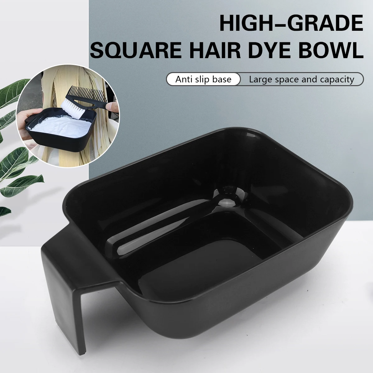 New Barber Hair Dye Color Bowl Large Capacity Hairdressing Bowl Salon Hair Coloring Mixing Bowl Styling Accessories