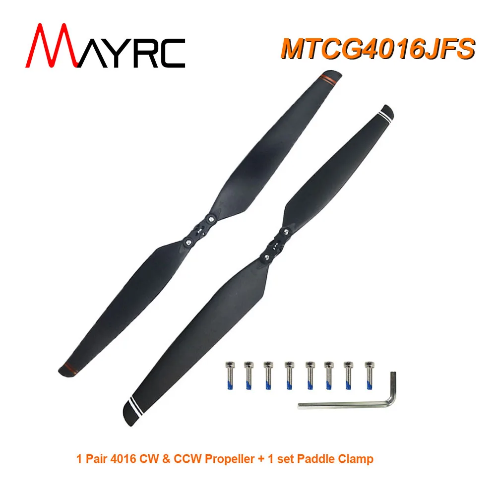 4 Blades MAYRC 40x16 Inch 12mm Paddle Aperture Folding Carbon Plastic Propeller for XP2020 Plant Protection UAV Agricultural