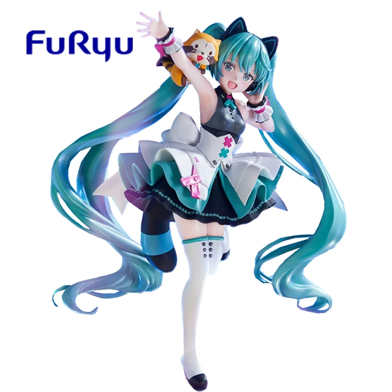 

В наличии FuRyu Hatsune Miku Rascal Charm Infinite Kawaii Doll оригинальная экшн-фигурка ПВХ аниме модель коллекционные игрушки