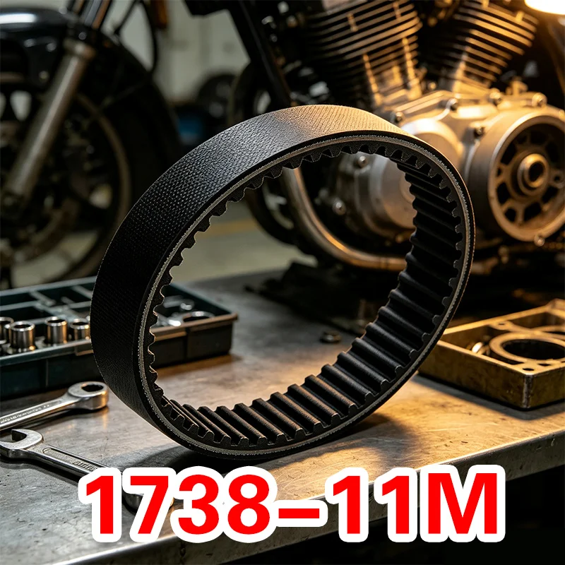 Suitable for QRMOTOR150 QJ150-2K retro cruise car carbon fiber transmission belt 1738-11M All-Terrain Vehicle off-road ATV