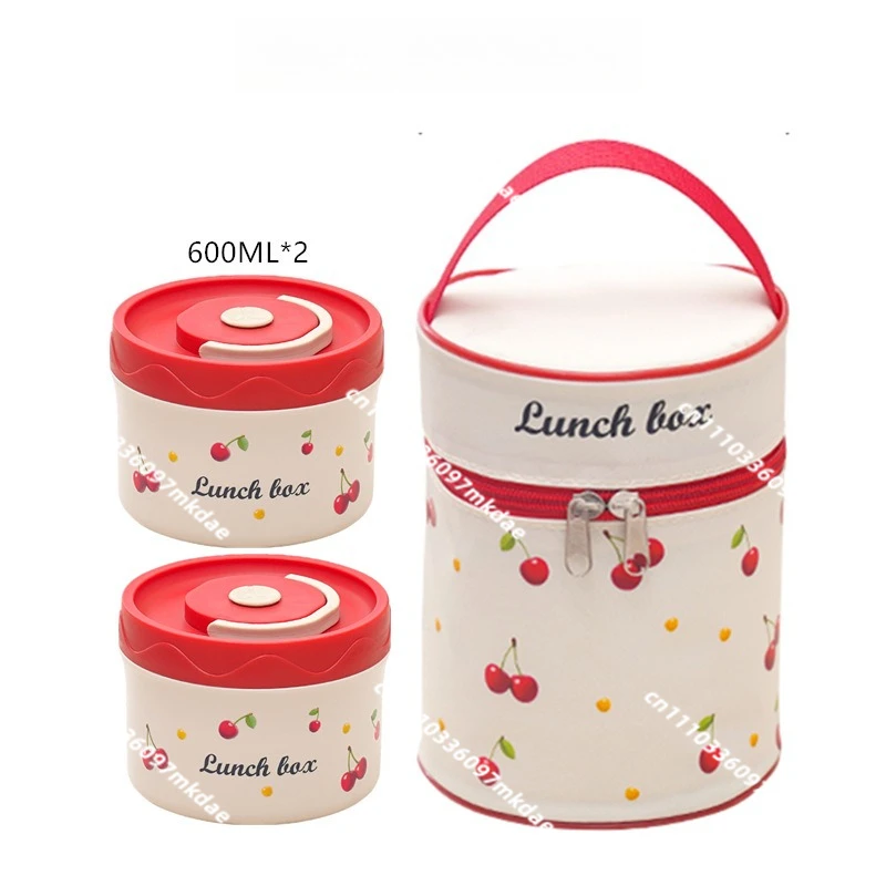 316 stainless steel lunch box, portable lunch box for student office workers, can be heated in microwave oven