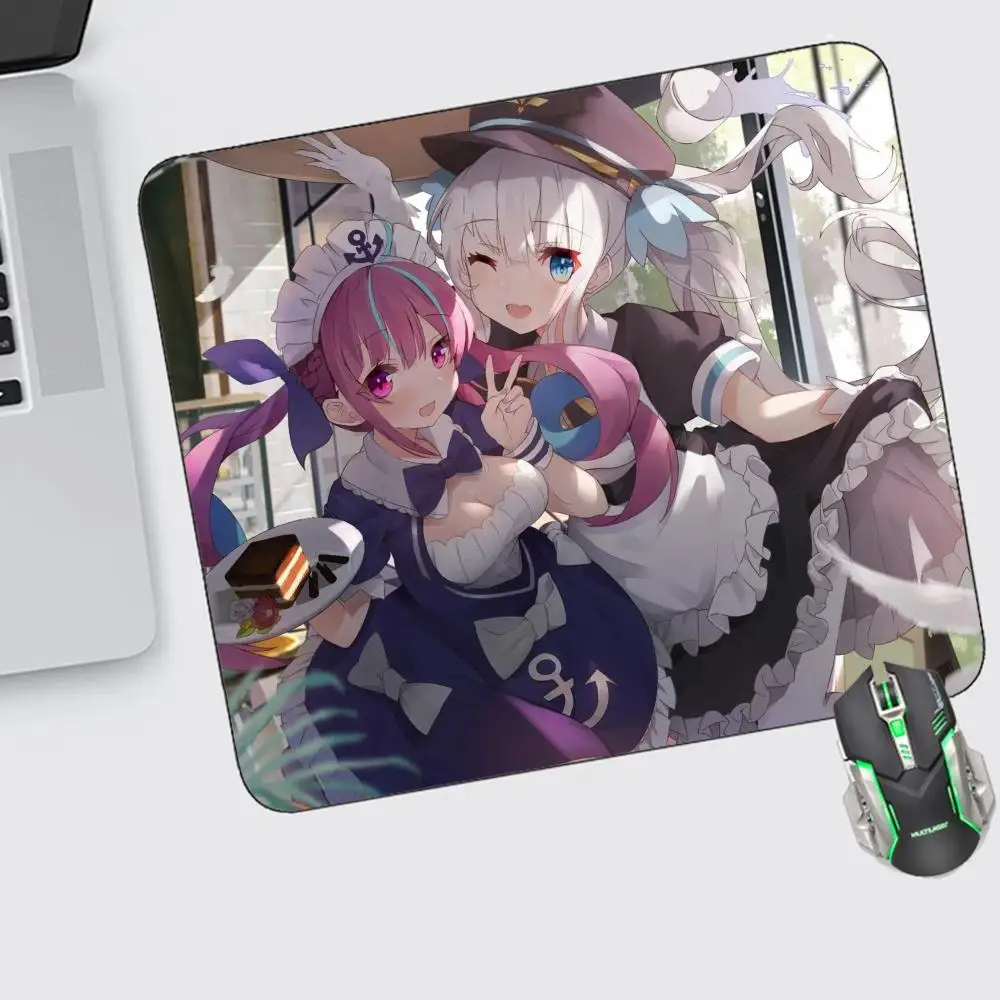 

Anime Hololive Mouse Pad Small Gaming Accessories Keyboard Computer Offices Desk Mat Pc Gamer Non-slip Rubber Mousepad