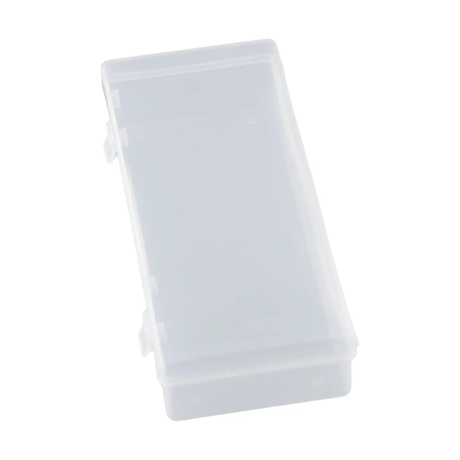 Plastic Case Storage Box Cosmetics Cover Craft Earring Holder Container Making Organizer Transparent 15.5*6.3*3cm