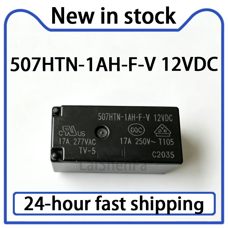 5PCS New 507HTN-1AH-F-V 12VDC 6-pin Relay