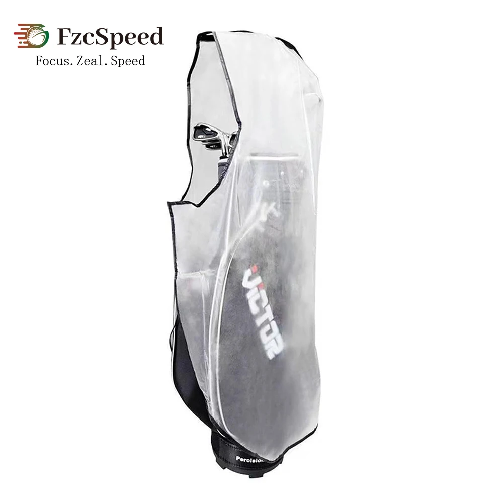 FzcSpeed Golf Bag Cover With Zipper Waterproof Large Capacity Golf Bag Rain Cover Durable Dust Outdoor Golf Club Bag Supplies