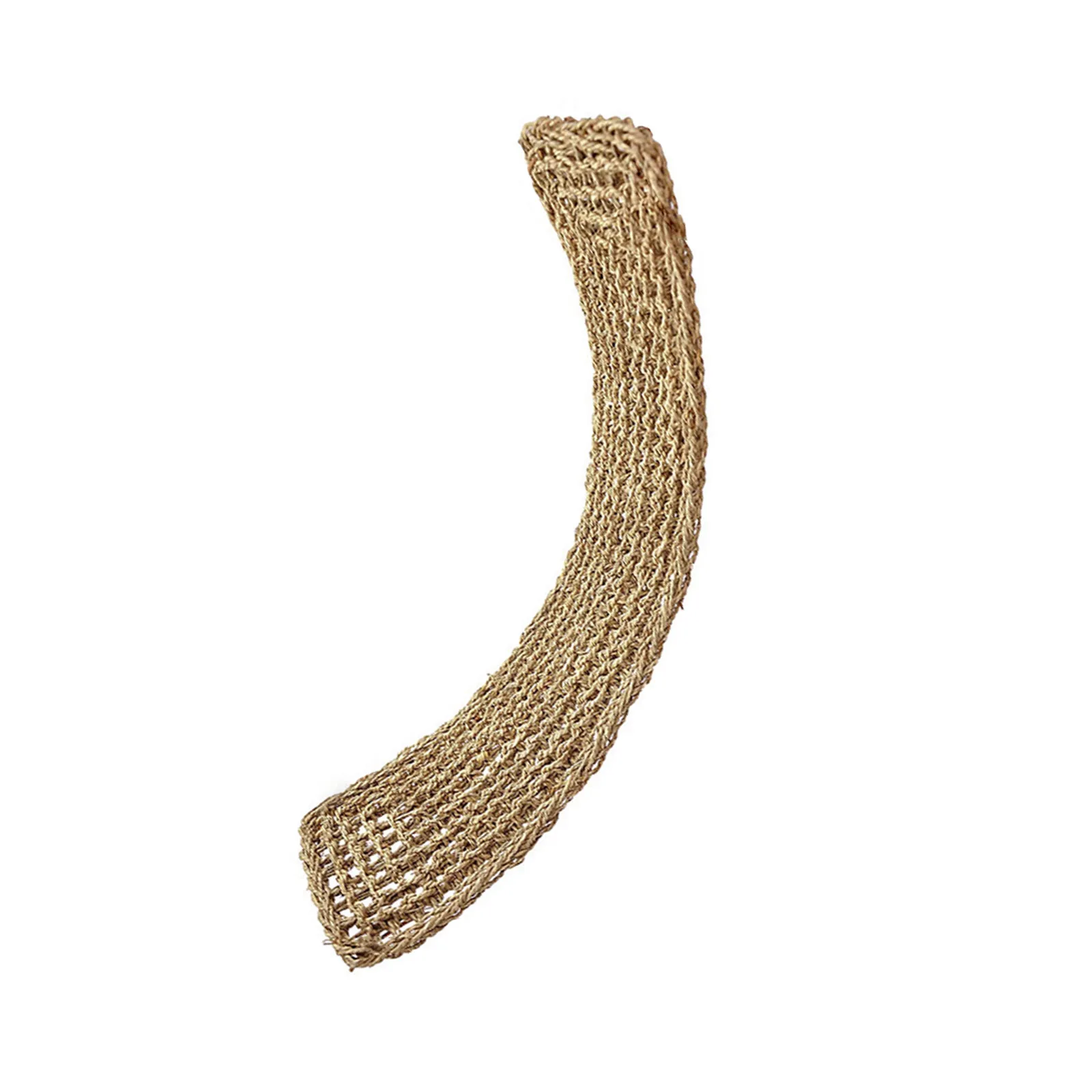 

1Pcs Reptile Lizard Hammock Handmade Sea Grass Nest for Bearded Dragons Geckos Climbing Play Spot Easy Clean Light Brown