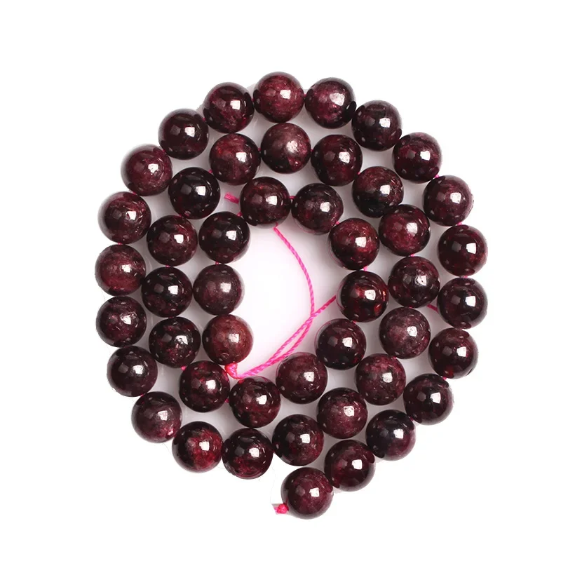 Vendite dirette in fabbrica di pietra naturale Granato perline sciolte pietra semipreziosa Accessori fai da te Gioielli bohémien Pietra di guarigione chakra