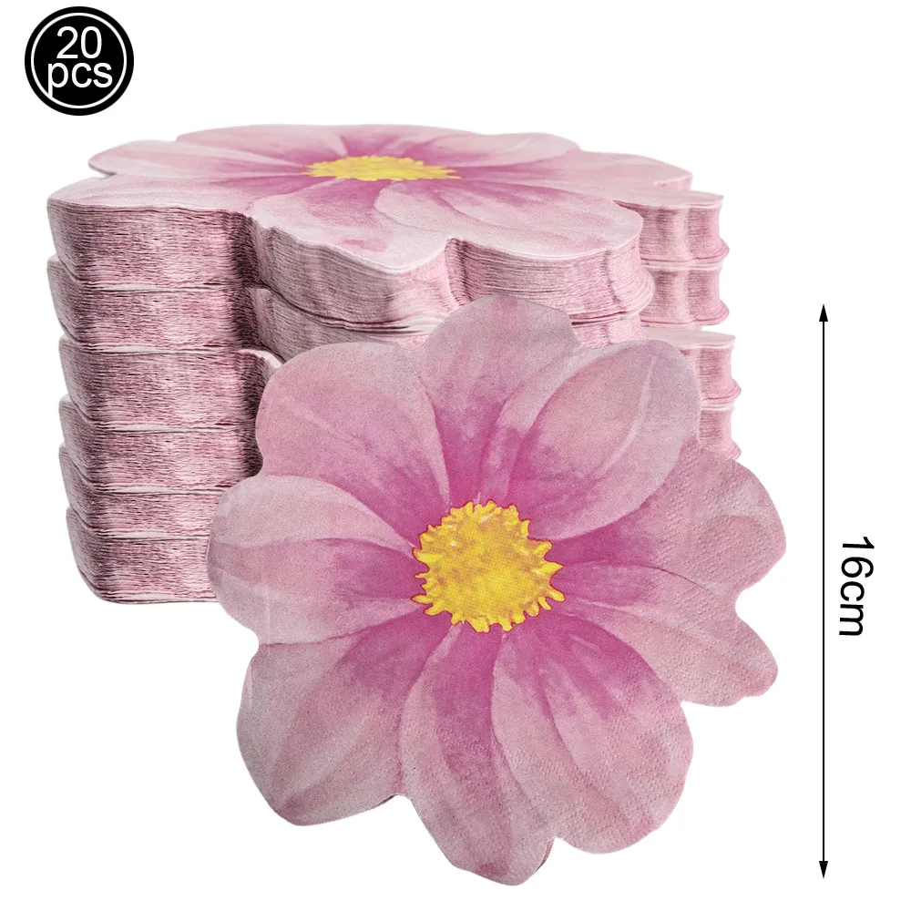 Daisy Tablecloth Daisy Flower Birthday Party Decorations Girls Disposable Plastic Table Cover Baby Shower Wedding Party Supplies