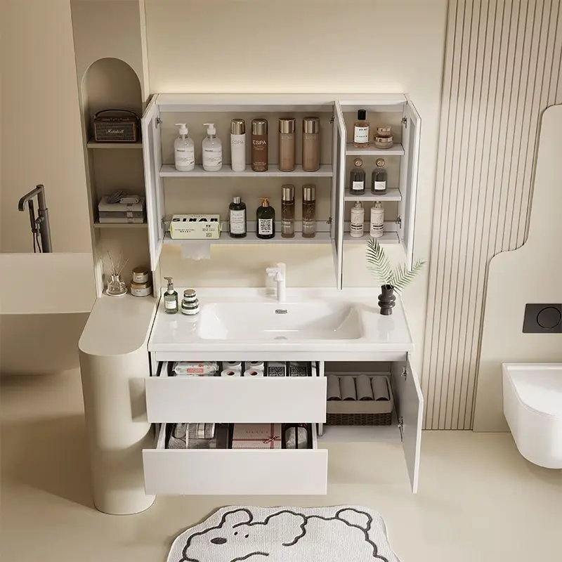 بسيطة، خزانة حمام، مرحاض، حوض غسيل، خشب متين، حديث، ذكي، سيراميك