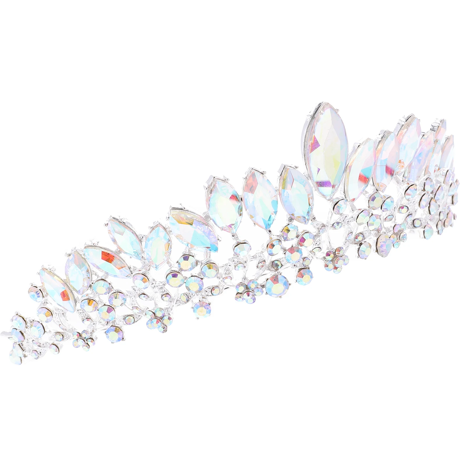 

Sparkling Rhinestone Crown Headband Women Tiara Bridal Wedding Crown Decorative Hair Accessories For Party Prom