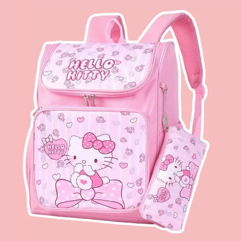 Sanrio Backpack Anime Kuromi Cinnamoroll My Melody Student Bag Large Capacity Women Bag For Children Girls Anime Schoolbag Gift