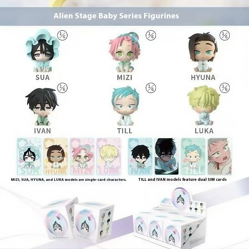 Original Alien Stage Baby Series Blind Box Mechanical keyboard keycaps Weather Forecast Mystery Box Guess Bag Surprise Gift