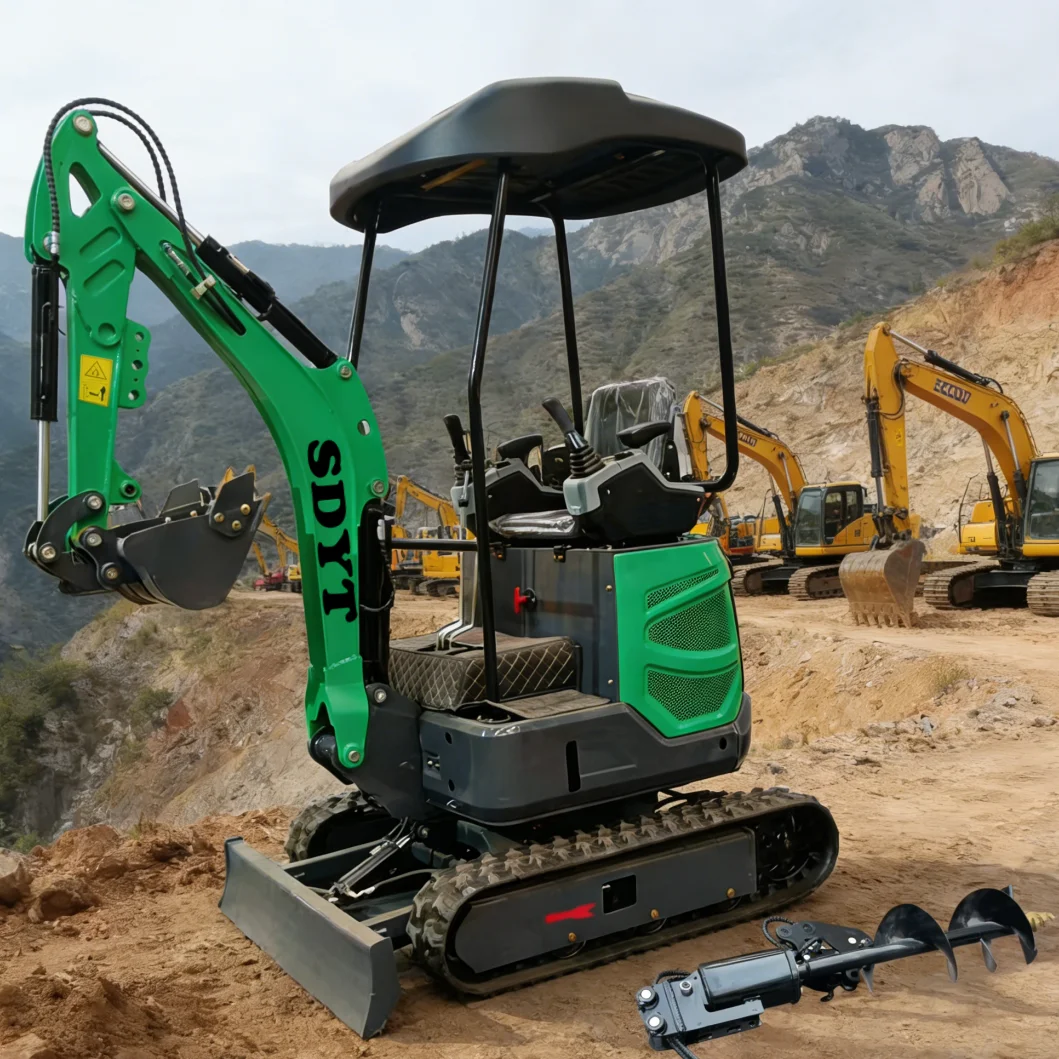 

Customized Portable 2.0 Ton Small Excavator Garden Farm Construction Earthmoving for Digging Trenching Construction Work