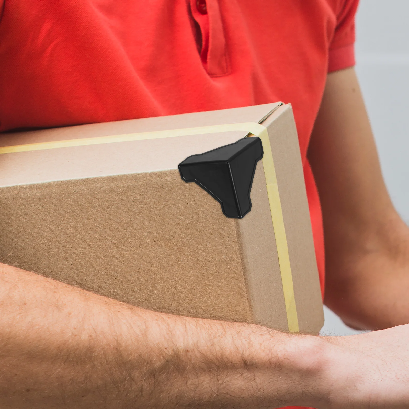 100 قطعة من واقيات الزوايا الورقية من البلاستيك لتعبئة الأثاث، واقي زوايا صغير، دعم متين وآمن