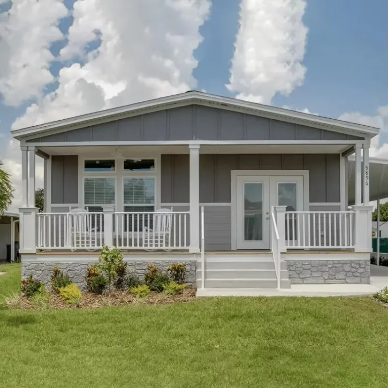 Modern Chinese Prefabricated Villa House Handcrafted Wooden Modular EPS Panel Home