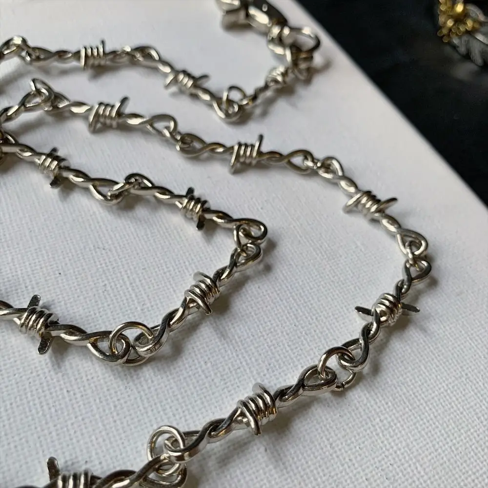 

Модная металлическая цепочка для брюк, шипы, проволока, хип-хоп, длинная цепочка на талию, гранж, гот, панк, ожерелье, подарки