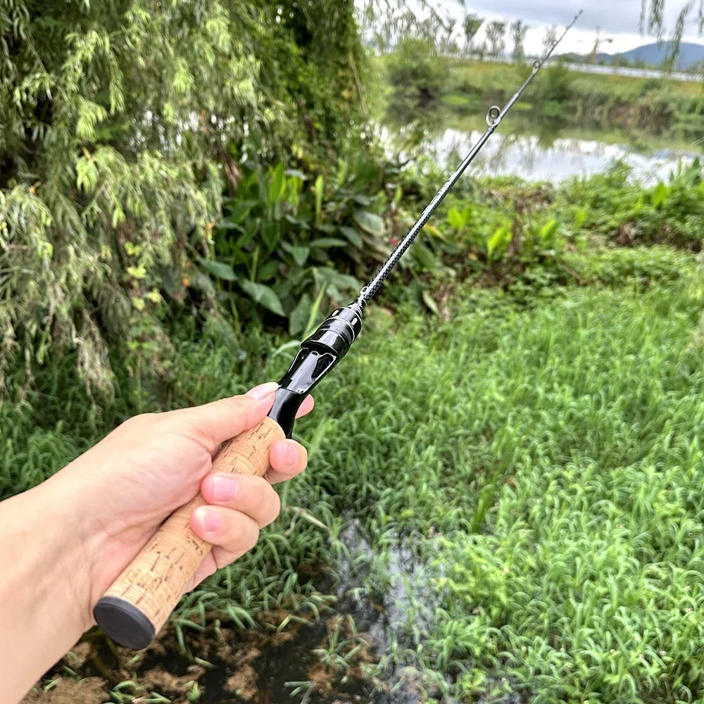 UL الصيد رود ألياف الكربون 1.8 متر 1.68 متر 2 قسم ل baitcast الصيد خفيفة إغراء سمك السلمون المرقط القطب الغزل/اختبار الصب 0.5-8 جرام #6