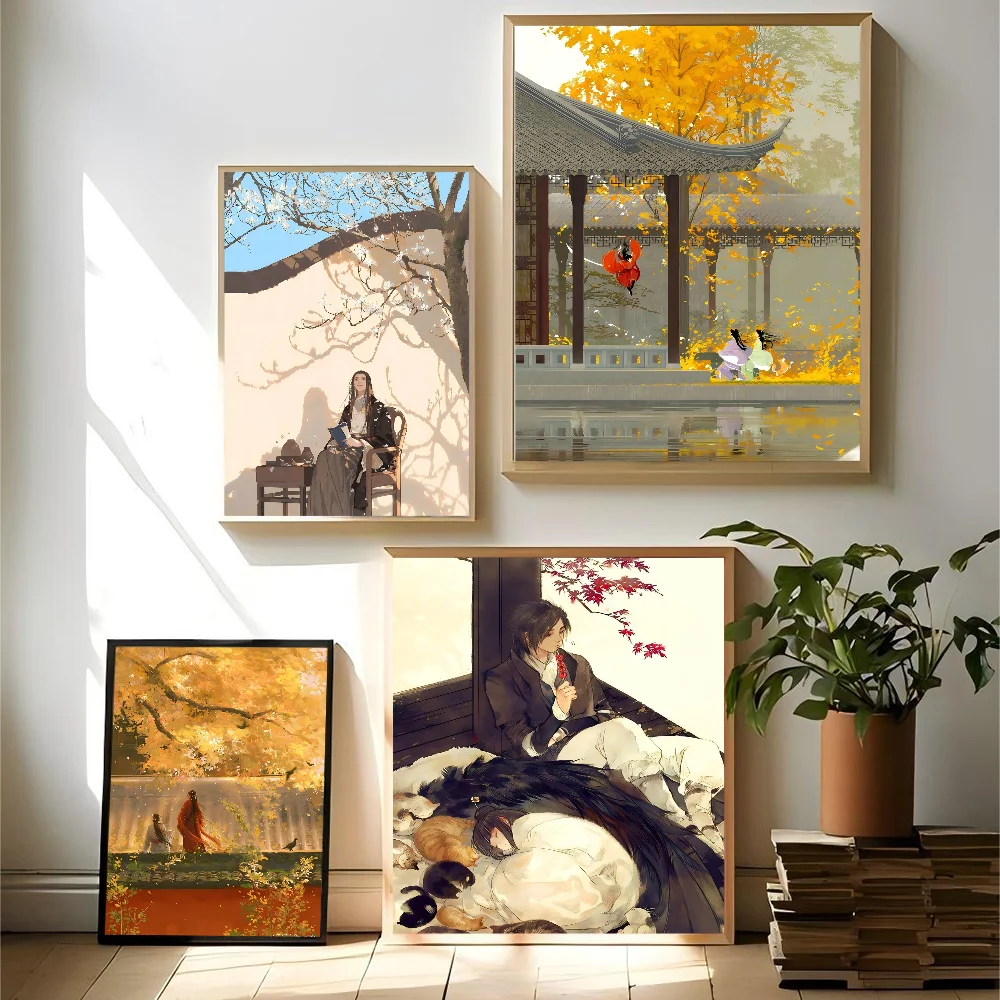 1 قطعة منعش الخريف الطقس المشارك HD الملصقات غرفة المنزل مقهى ديكور الفن طلاء جدران الصورة