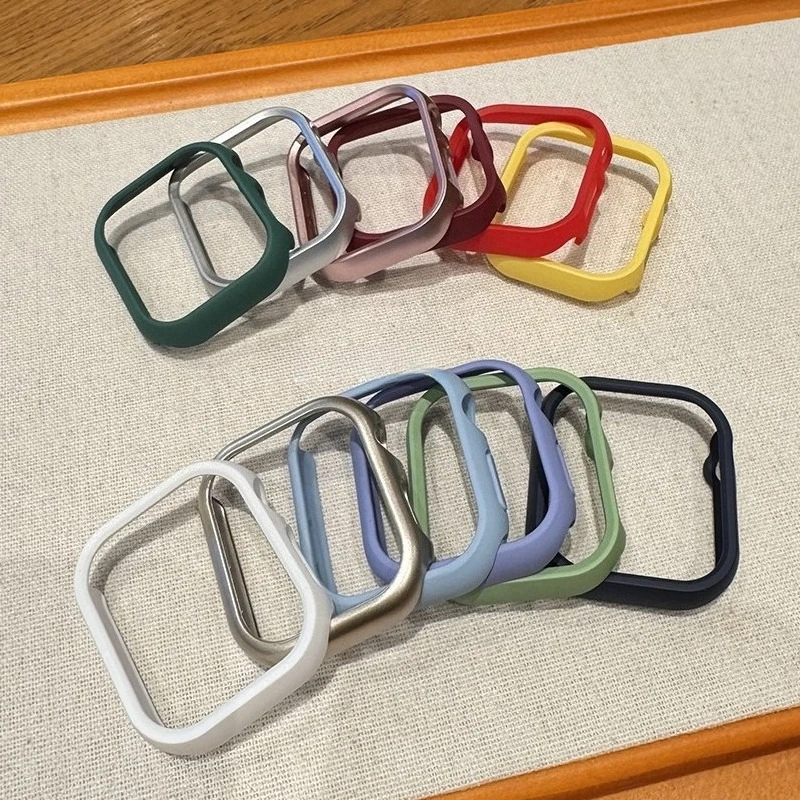 PC Case For Apple Watch Series 12 11 10 42mm 46mm Matte Hard Cover 2026 Bumper Protector for iWatch 7 8 9 41mm 45mm Accessories