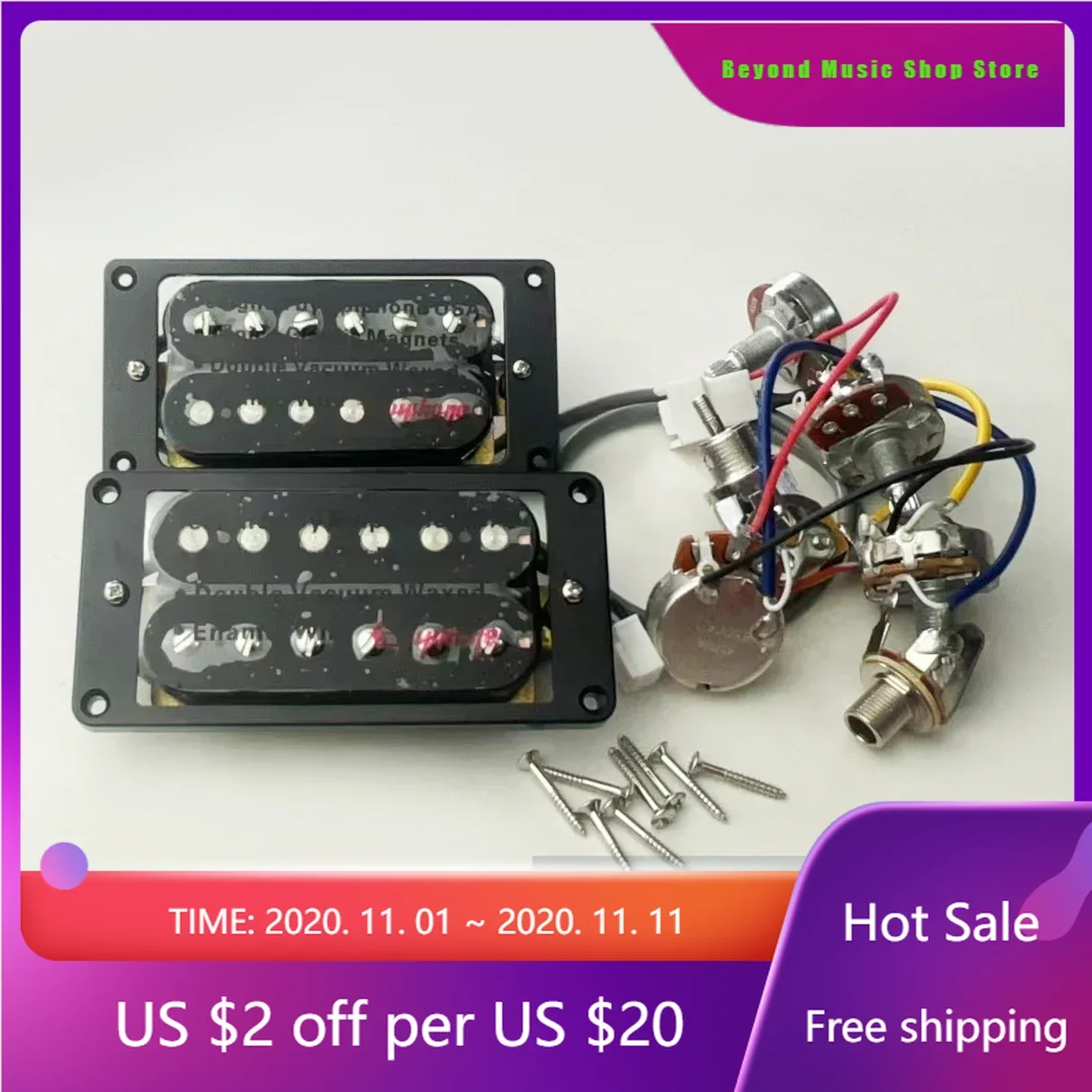 

Beyond Music Shop Store-Humbucker Guitar Pickups Classic Standard Electric Guitar Pickups