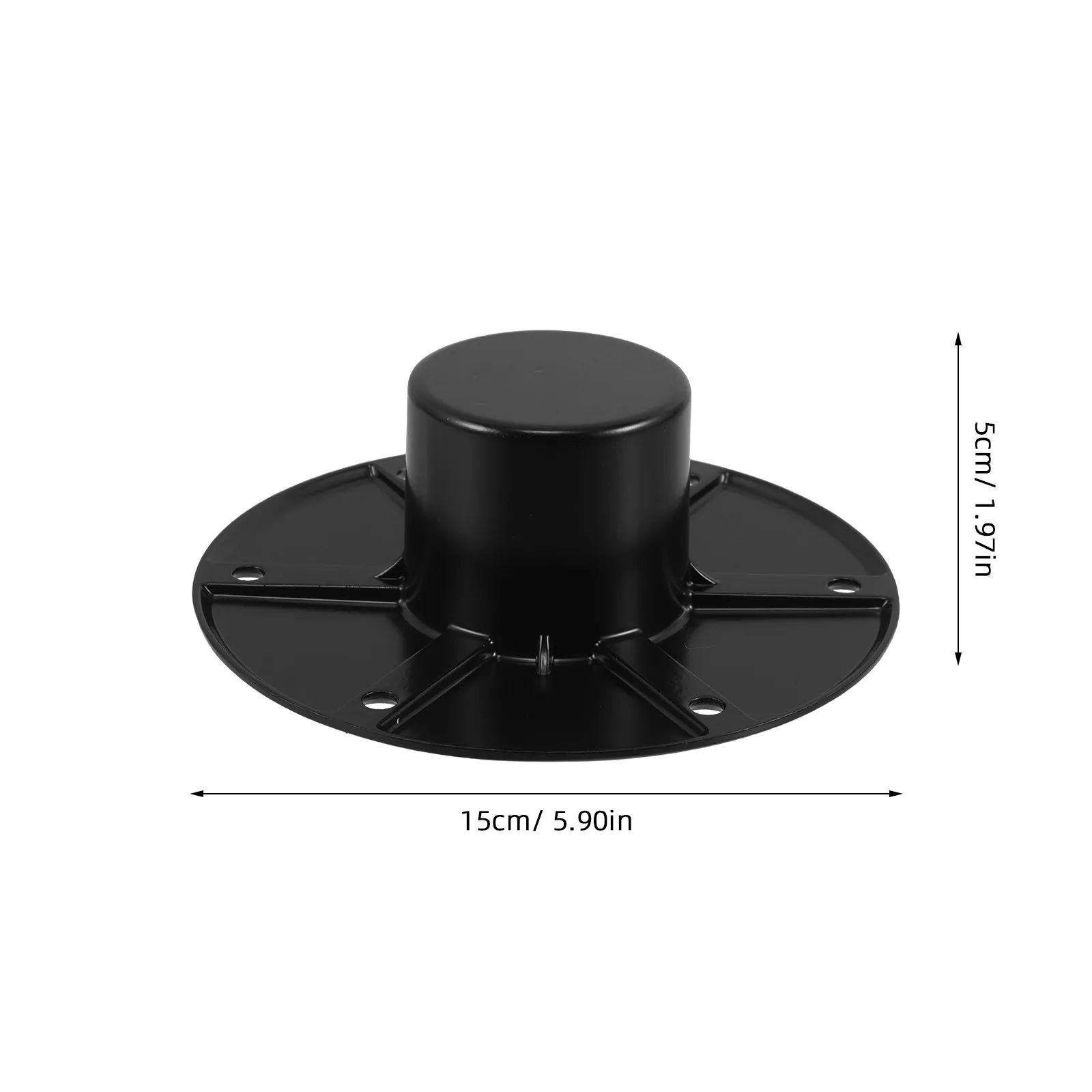 Rv Table Base Mount Aluminum Removable Table Leg Bracket Flush Mount Kit Silent Camper Floor Support Bracket Pedestal Stand