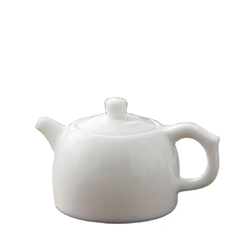 

Cuisine Handle Teapot Filter Ceramic White Chinese Warmer Tea Pot Infuser Coffee Dzbanek Do Herbaty Porcelana Teaware EA60CH