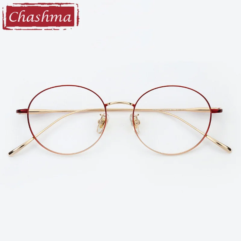 Men Round Frame Pure Titanium Prescription Glasses Women Light Optical Retro Eyewear Spectacles Super Quality for Male