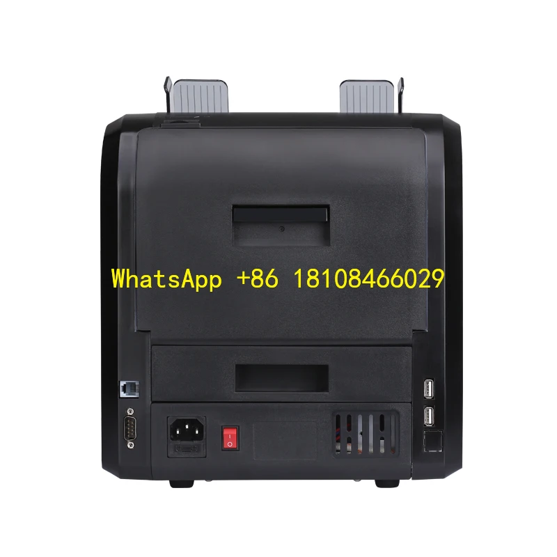 DUAL CIS Bill Counter  Two Pocket Counting Machine Coin Counting Machine Dual CIS Money Machine