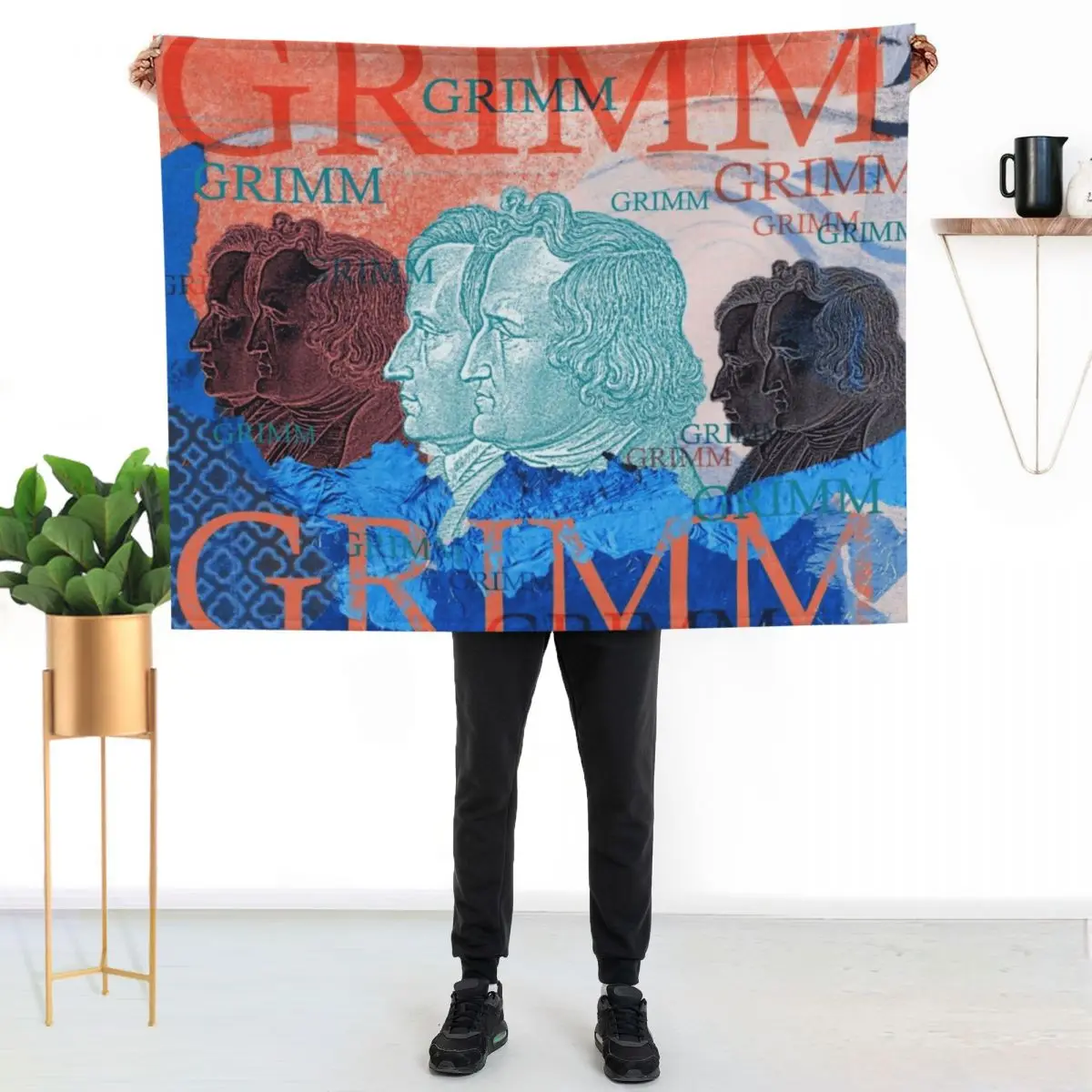 Grimm Fairy Tale Portrait Throw Blanket warm for winter Flannels christmas decoration Luxury Plaid Picnic Blankets