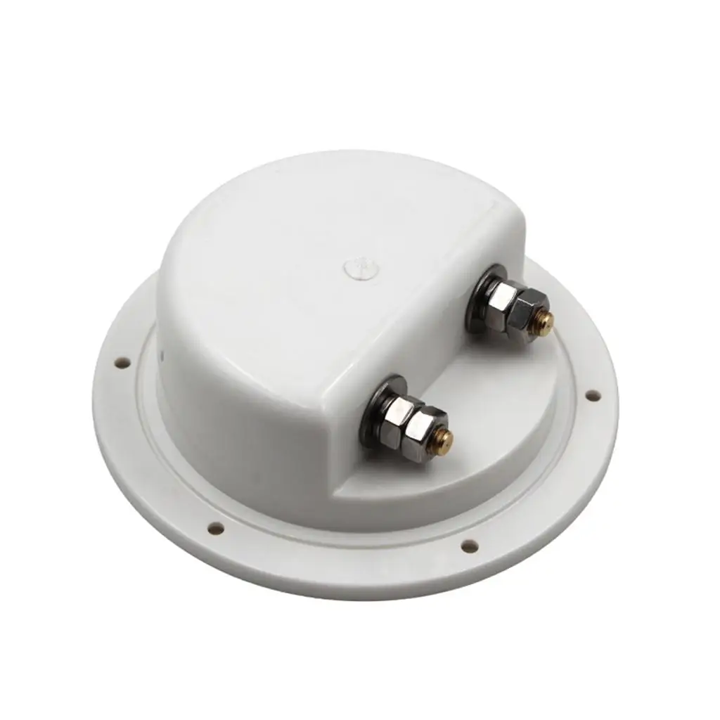 Plastic Marine Fishing Power Base Round Junction Supply Box for Waterproof Boat Cabinet Panel Wiring Management