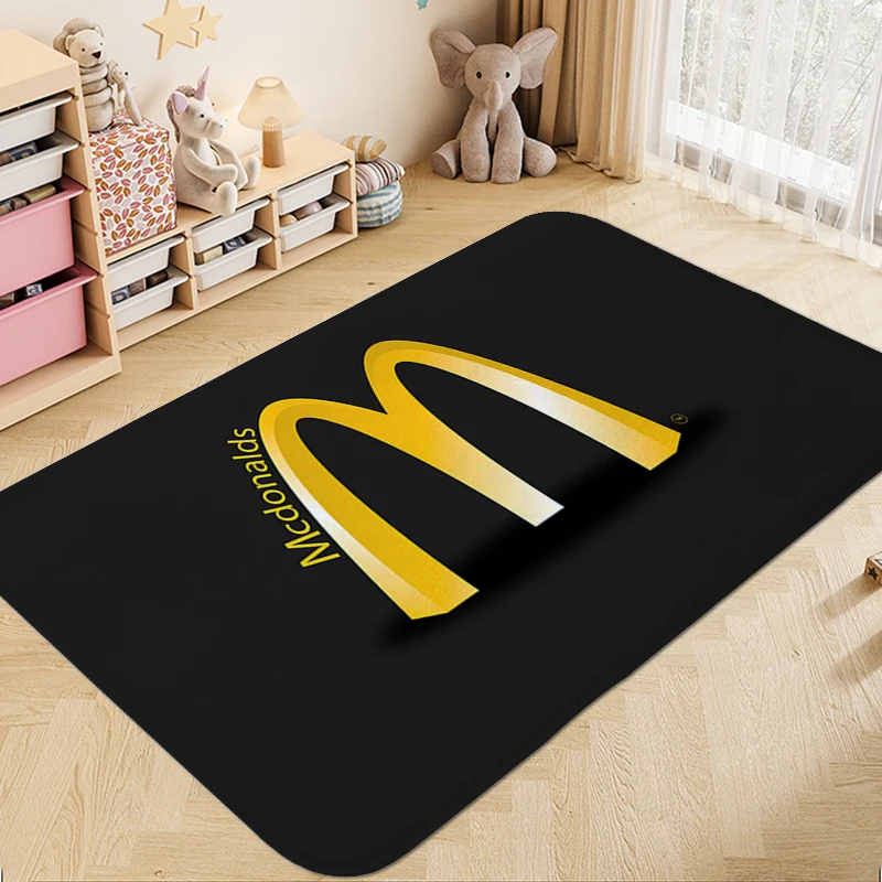 Bathroom Mat A-Mcdonalas Custom Rug Aesthetic Carpet for Home Entrance Doormat Rugs Veranda Floor Mat Room Decorating Items Foot