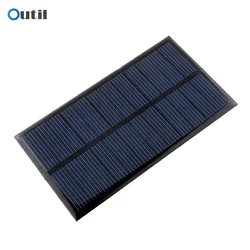 6V 1W Mini Solar Panel Board Solar System DIY High Efficiency Output Battery Cell Phone Chargers Portable Solar Cell Panel